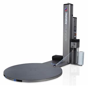 Filmeuse de palette Rotoplat Inox, table tournante inox, adaptée secteur alimentaire et environnements humides, Multilevel-Control, écran couleurs_0
