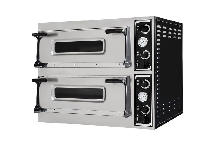 Four à pizza électrique 6 + 6 pizzas Ø 35 cm TRAYS 66 Prismafood_0