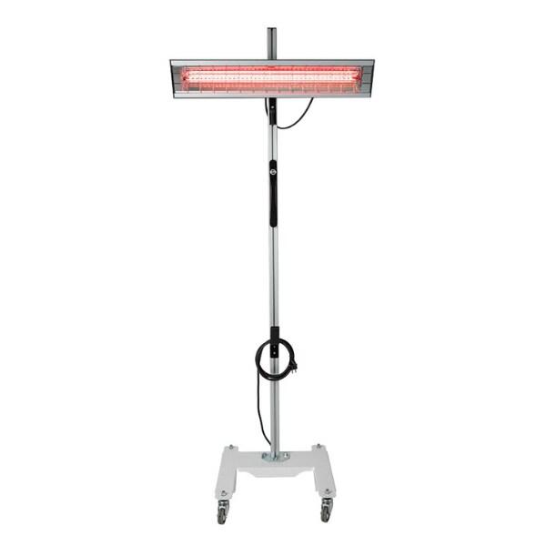 KRS Lampe infrarouge sur chariot à panneau unique IR 4009CR avec poignée et bouton marche/arrêt-Émission ondes courtes-Puissance 1 x 1500W-Tension_0