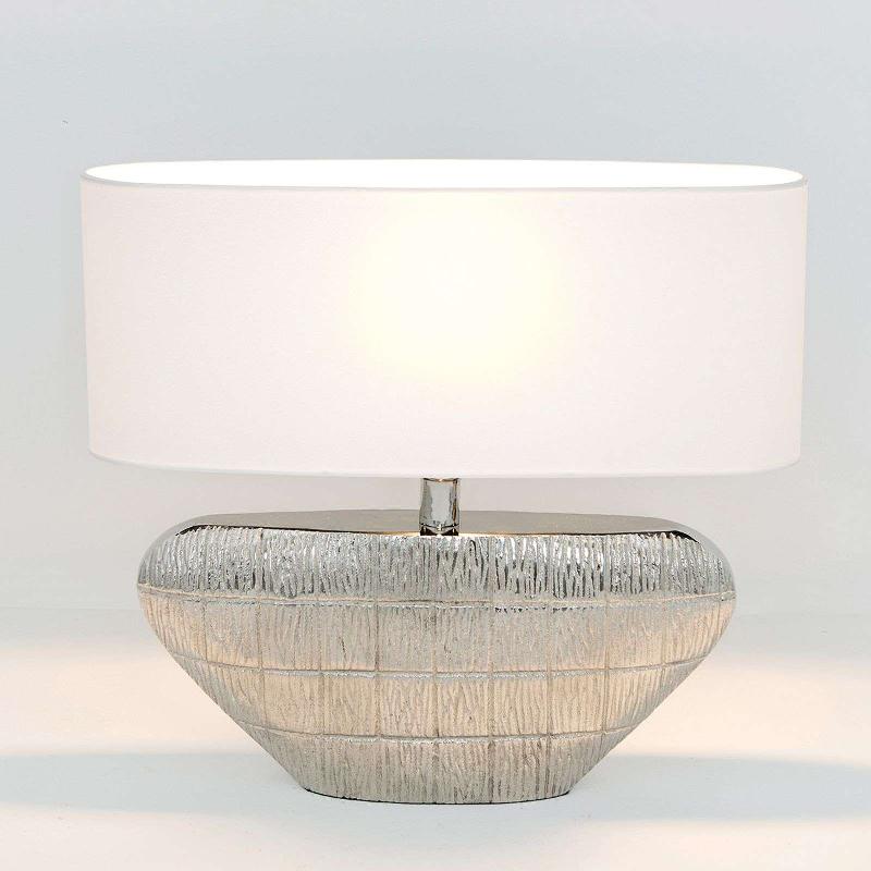 HOLLÄNDER LAMPE À POSER CLEOPATRA AVEC ABAT-JOUR TEXTILE
