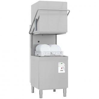 Lave-vaisselle à capot 500x500 mm avec doseur de produit de lavage + pompe de vidange intégré - MEC TE100-DD-PS_0