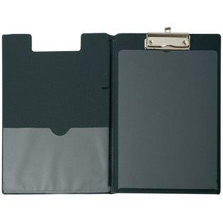 LOT DE 4 - PORTE-BLOC, PLASTIFIÉ, A4, NOIR