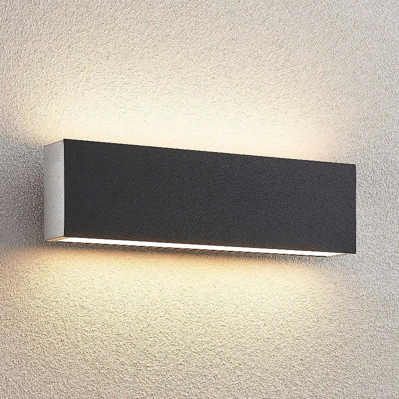 LUCANDE AEGISA APPLIQUE D\'EXTÉRIEUR LED, ANGULAIRE
