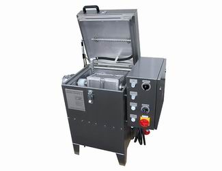Machine de lavage de petites pièces - Série C Render - Panier rotatif et dispositif de retournement amovible_0
