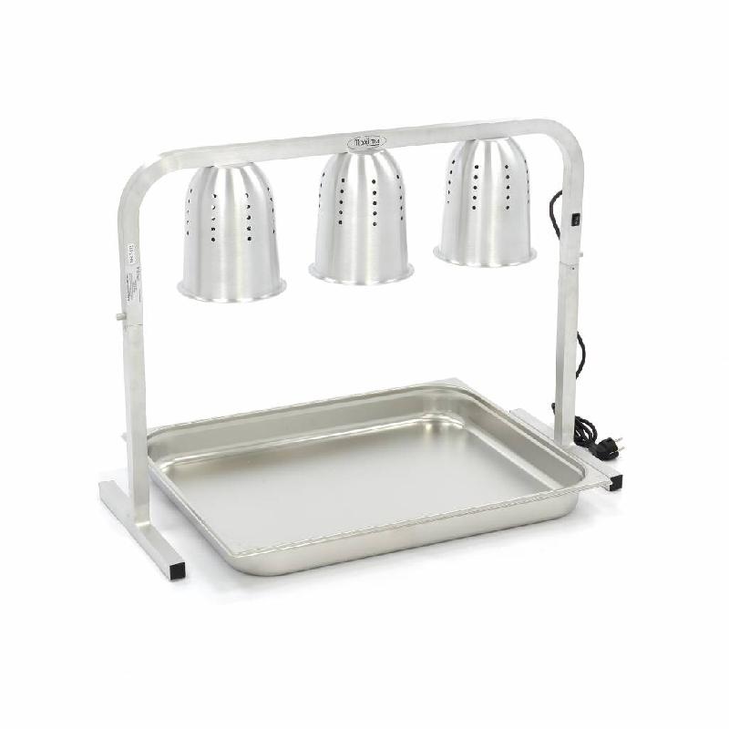 Maxima Lampe chauffante - 3 lampes - incl 3 lampes et 1 récipient 2/1 GN – 53 × 78.5 × 60.5 cm – 825 W - AKS-09362042_0