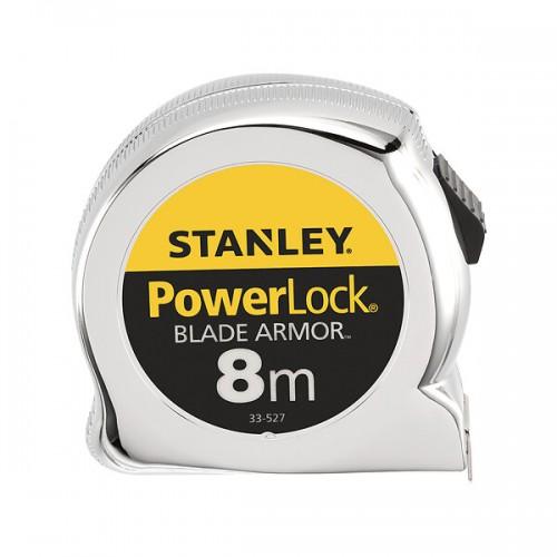MÈTRE RUBAN - BOITIER ABS RENFORCÉ - POWERLOCK BLADE ARMOR - 8 M STANLEY
