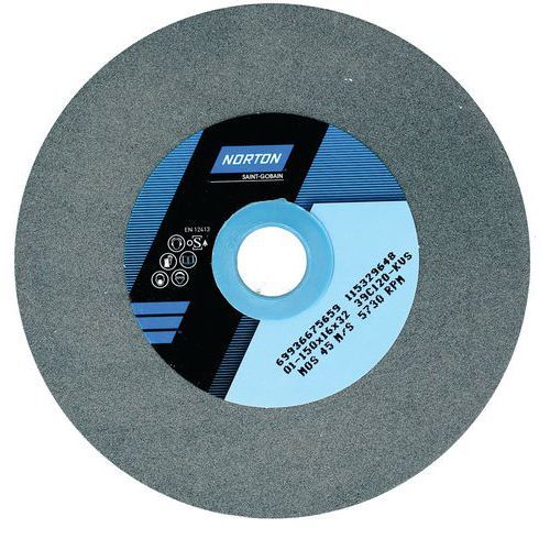 MEULE PLATE AFFÛTAGE OUTILS 39C Ø150X16X32MM 39C120KVS - NORTON
