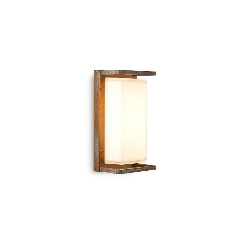 MORETTI LUCE APPLIQUE D\'EXTÉRIEUR ICE CUBIC 3412 LAITON ANTIQUE