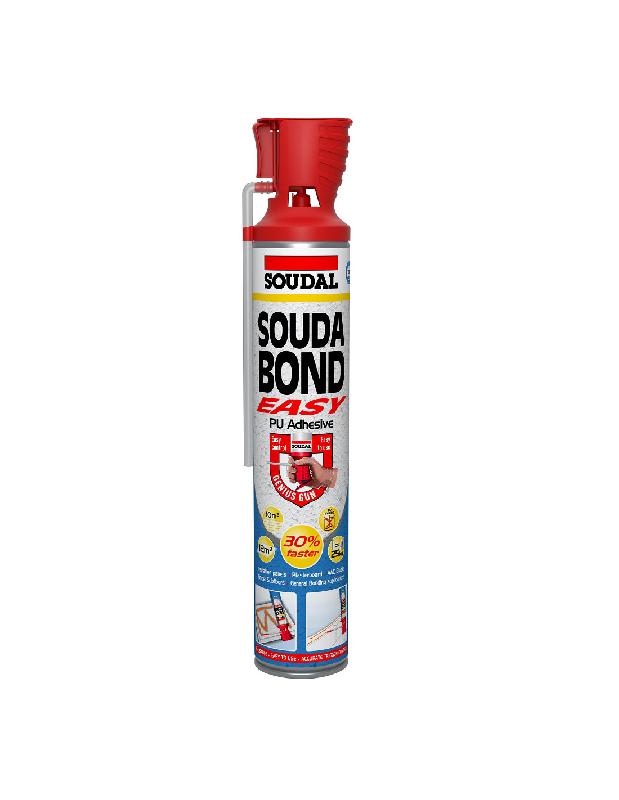 MOUSSE-COLLE PU SOUDABOND EASY GUN ORANGE 750ML  - SOUDAL - 121734