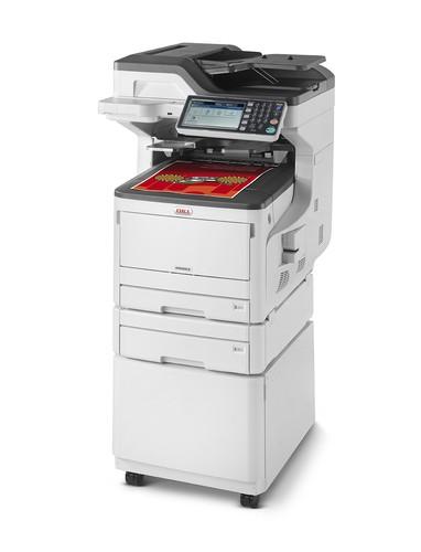 Oki MC853dnct - Imprimante multifonction A3 couleur LED 1200x600dpi, 23 ppm, écran tactile 7 pouces_0