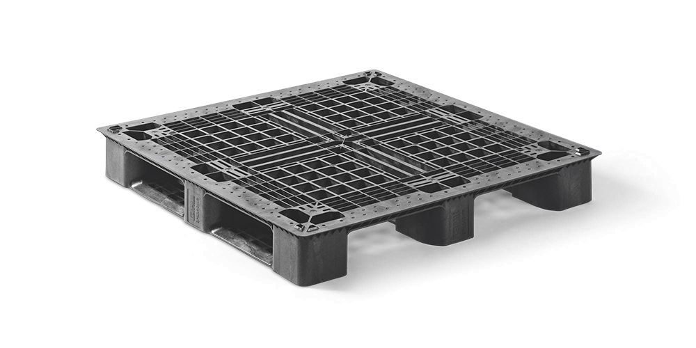 Palette plastique medium PlanetPal MIX 11A40 MR3R-PAS - Ref PA-ME-0131 - 1140x1140 mm, 3 semelles, charge statique 5000 kg_0