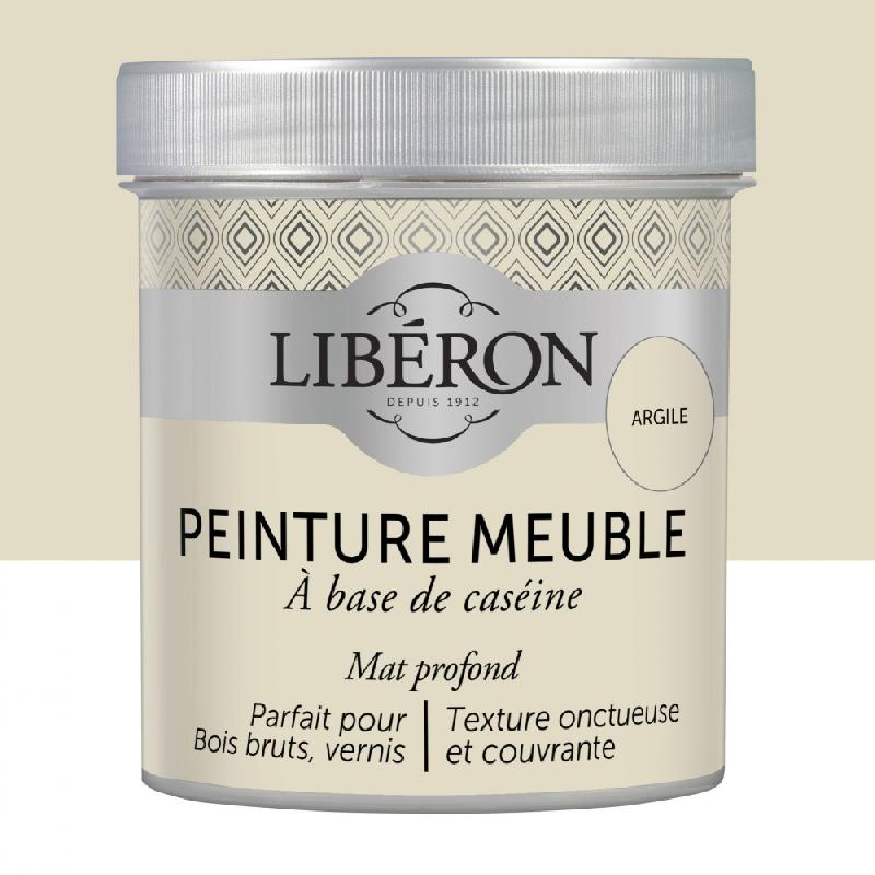 Peinture meuble et boiserie caséine LIBERON - argile mat - 0.5 L - sans sous-couche, séchage 4h, lessivable_0