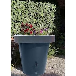 PLAST'UP ROTOMOULAGE Carré de plantation récupérateur d'eau de pluie mural lluvia 420l - GRIS - gris 0036336945562_0