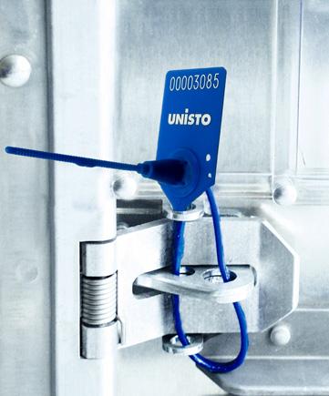 Scellé de sécurité Unisto Fixlock - indicateur de fraude en polypropylène - longueur fixe_0