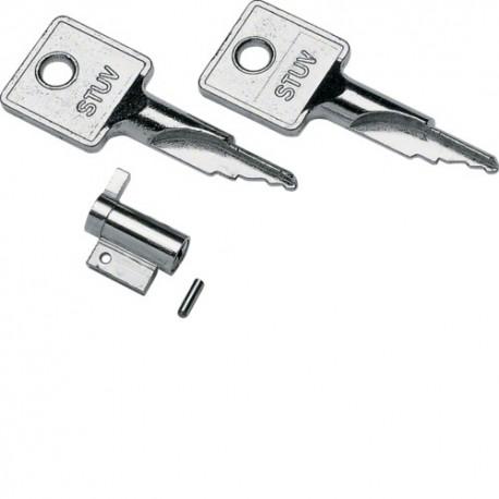 SERRURE À CLÉ PR CACHE-BORNES - COFFRET DISTRIBUTION HAGER VZ313