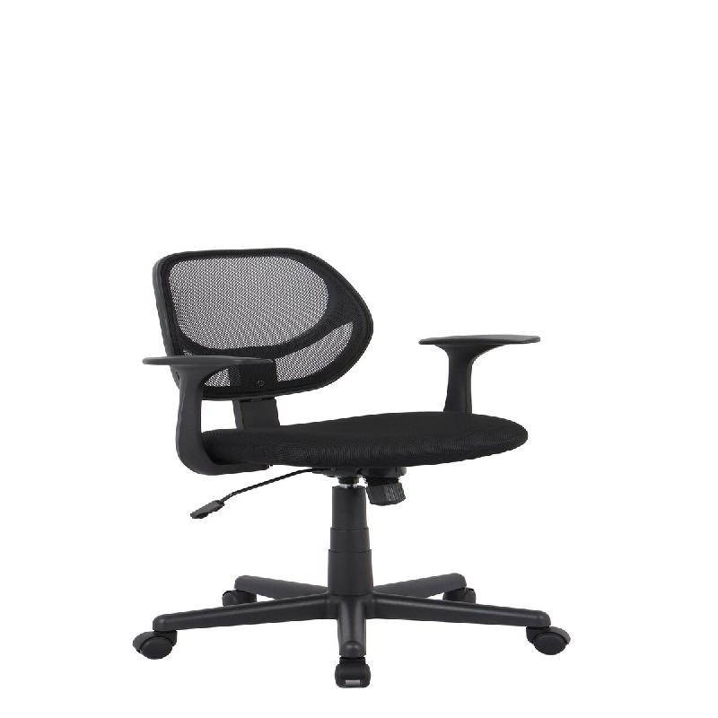 SIGMA Chaise de bureau SC17, plastique, hauteur d'assise réglable, noir - noir multi-matériau 4067373048592_0