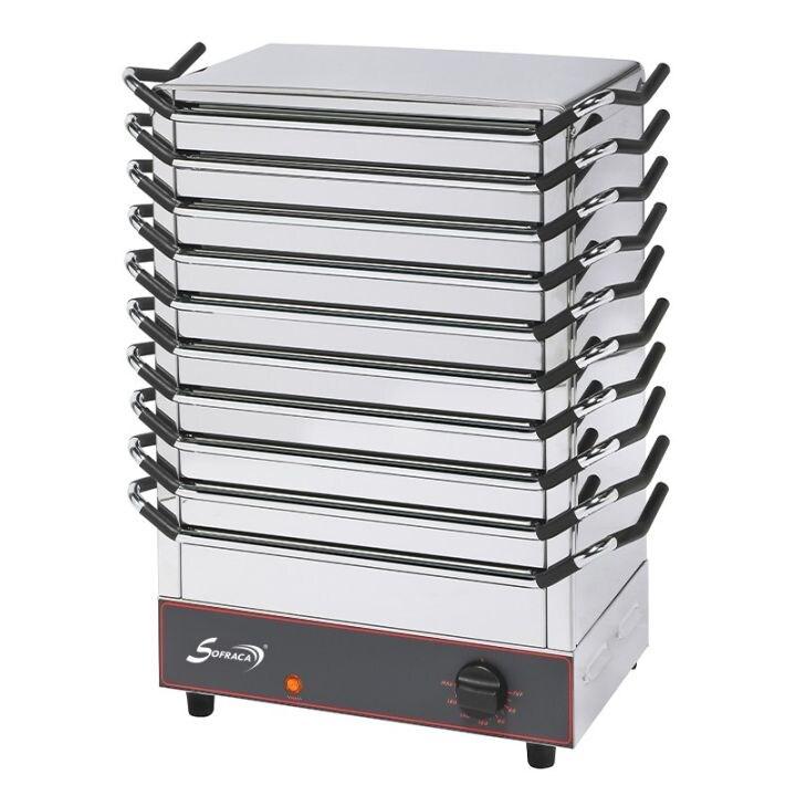 SOFRACA Chauffe-plats électrique PRO 10 plaques électriques, 1300 W, 220 V - MONO - 3701188039833_0