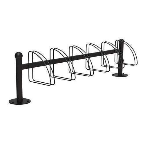 SUPPORT VÉLOS DÉCO 6P PEINT NOIR PROFOND - ABRI PLUS