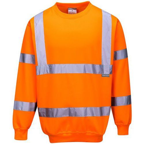 SWEATSHIRT HAUTE VISIBILITÉ CLASSE 3 B303 ORANGE M - PORTWEST