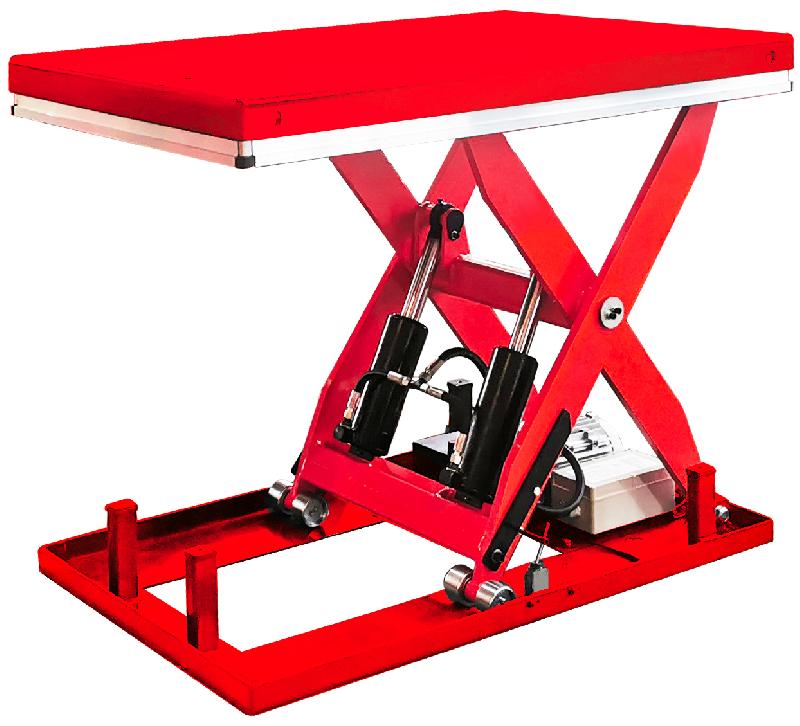 Table élévatrice à ciseaux électro-hydraulique - Hauteur de levage 1020 mm - 3000 kg - Moteur 2,2 kW 230 V - Plateau de 1300 x 800 mm MW Tools TPSL3102_0