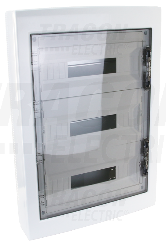 Tableau en saillie porte plate transparente 3x18 modules 3×18 (54) modul, ip40, (h×w×d=670×464×120mm)_0