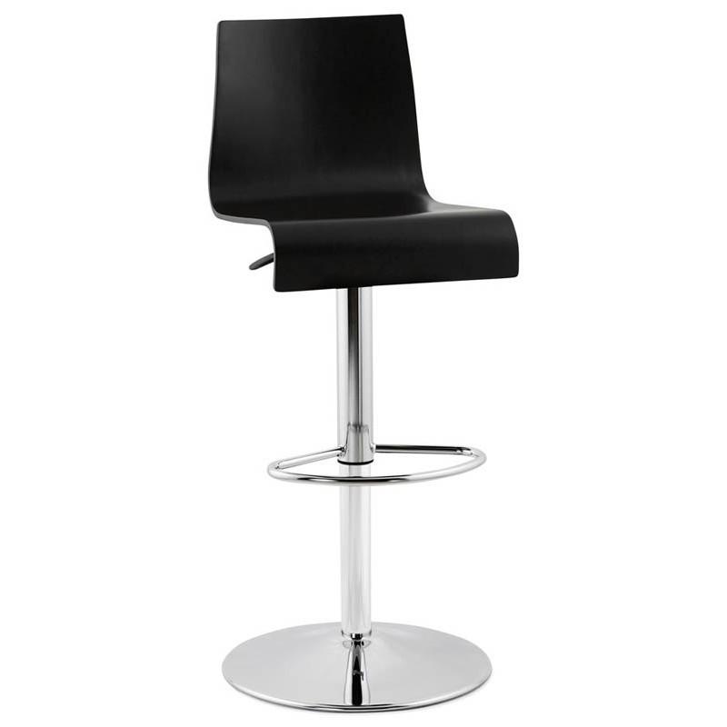 TABOURET DE BAR FIRE 107CM NOIR - PARIS PRIX_0