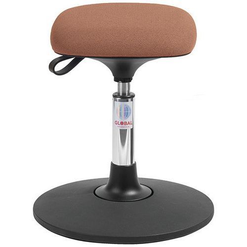 TABOURET SWAY TETRA - TISSU CURA - BAS - ORANGE - GLOBAL PROFESSIONAL SEATING
