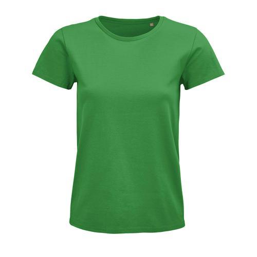 TEE-SHIRT PERSONNALISABLE FEMME COTON ORGANIQUE BIO JERSEY 175 VERT PRAIRIE