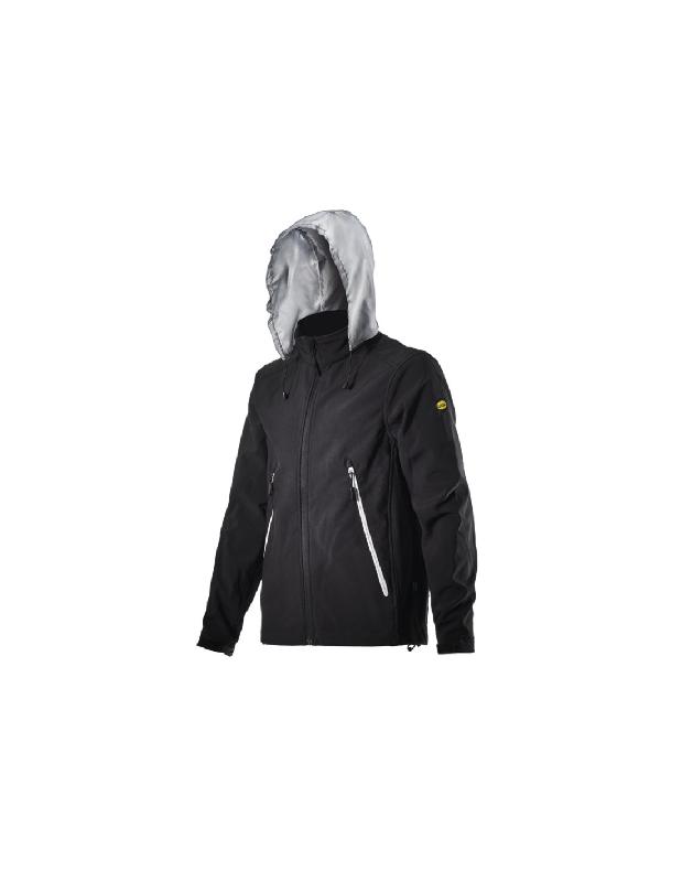 VESTE DE TRAVAIL ALPINE II SOFTSHELL NOIR/GRIS T2XL - DIADORA SPA - 702.161154.XXL 80013