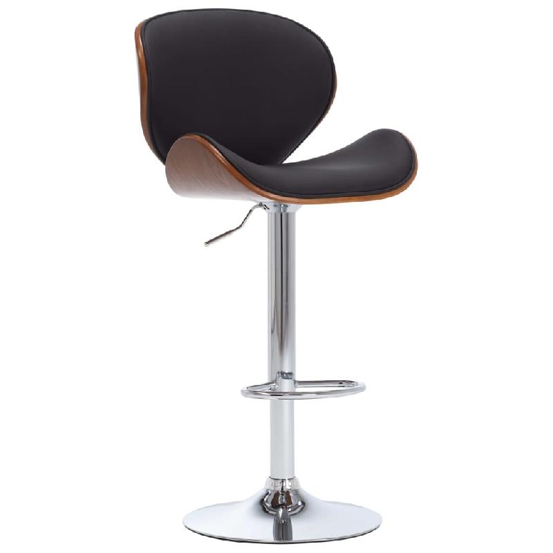 VidaXL Tabouret De Bar Noir Similicuir - noir 287409_0