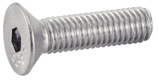 VIS À MÉTAUX TÊTE FRAISÉE 6 PANS CREUX INOX A2 ISO 10642 DIN 7991 8X20 BOÎTE DE 100 - ACTON - 622038X20