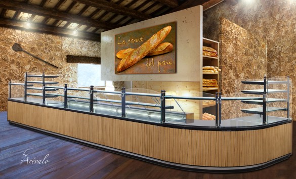 Vitrine de pâtisserie Granada - Faible profondeur, plusieurs versions Curve ou Bistro_0