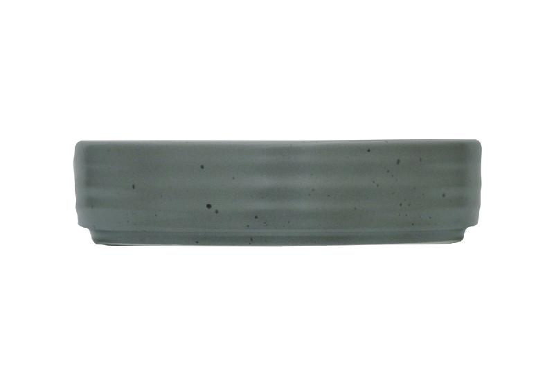 COUPELLE ROND GRIS PORCELAINE Ø 12 CM ARTISAN ARIANE