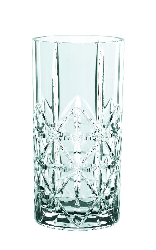 4 Grands verres longdrink Highland - Cristal de haute qualité - Motifs différents - Nachtmann_0