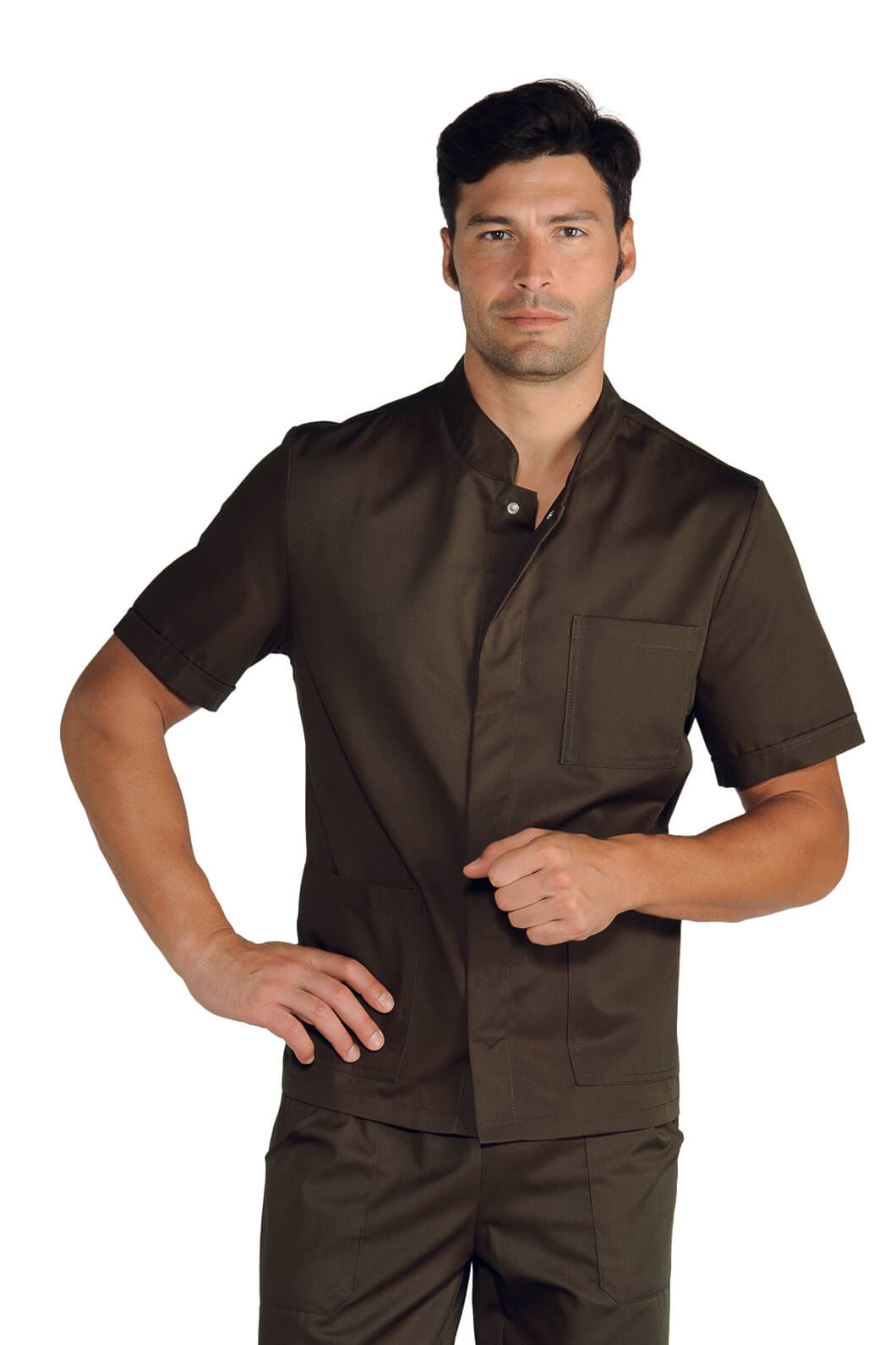 BLOUSE MÉDICALE MANCHES COURTES POUR HOMME