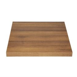 Bolero Plateau de table carré 600 mm effet chêne rustique - blanc GR324_0
