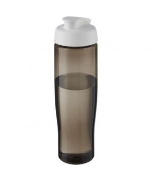 BOUTEILLE DE SPORT H2O ACTIVE ECO TEMPO DE 700 ML AVEC COUVERCLE À BEC VERSEUR CHARBON - GOURDES DE SPORT PUBLICITAIRES PERSONNALISÉES