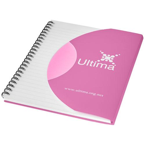 Cahier Curve A5 - 25, 50 ou 100 feuilles vierges - Couverture en polypropylène incurvée_0
