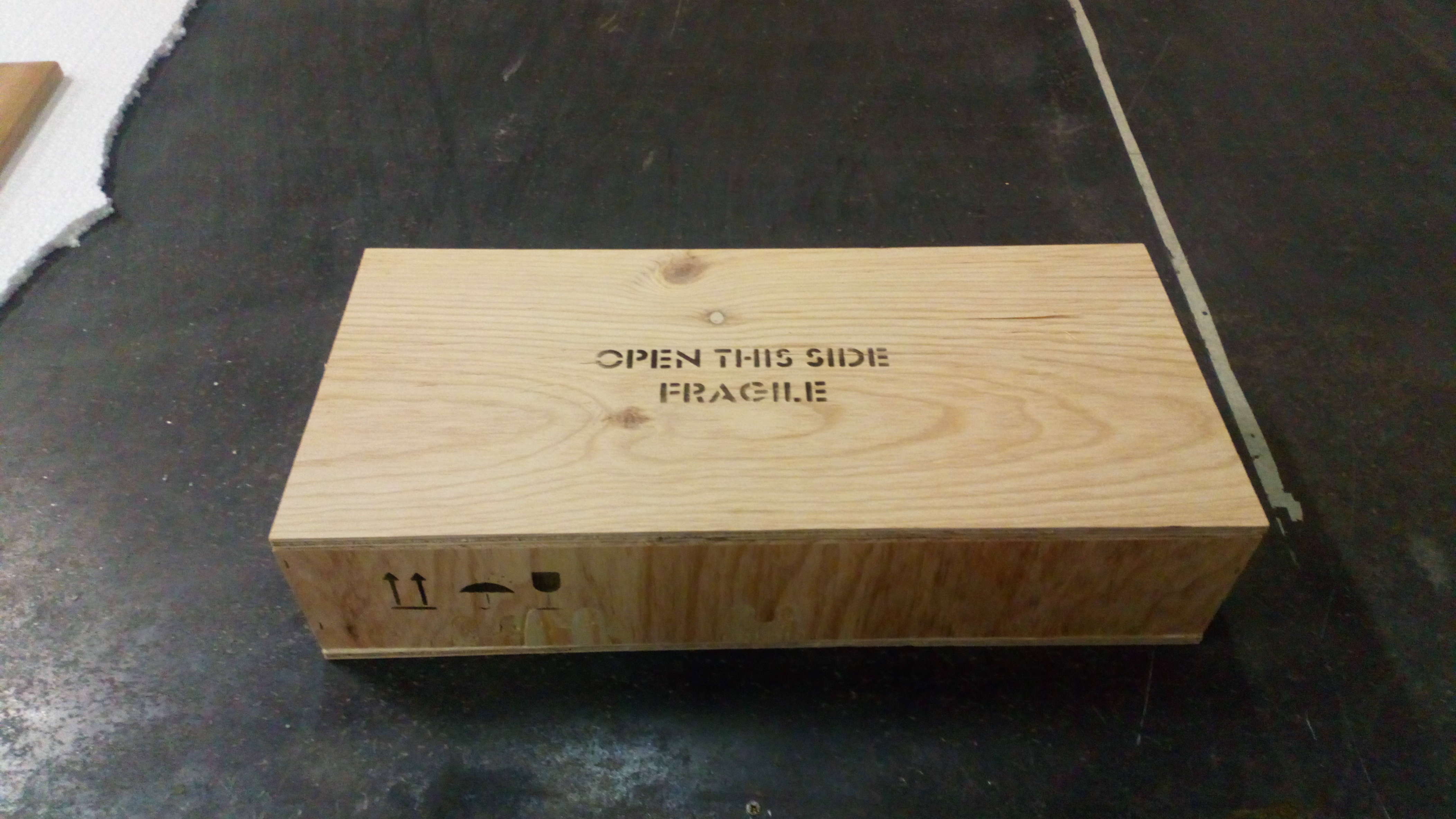 Caisse en bois sur mesure