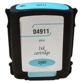 Cartouche compatible cyan 69ml avec puce - HP DesignJet 500/800 (C4911A/N°82) - Réf 00855C_0