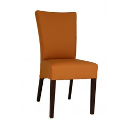 Chaise de restaurant JINIDIS - bois de hêtre, rembourrée, assise et dossier personnalisables_0