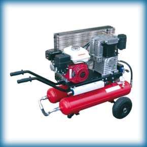 Compresseur KHR38AE - Débit 400 l/min - Pression 10 bars - Moteur Honda GX 200 - Marque IBIX_0