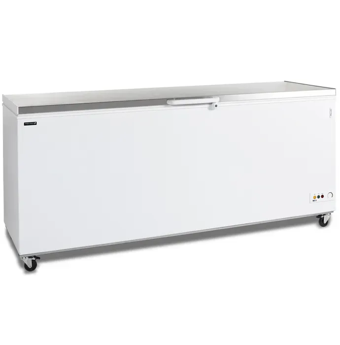 Congélateur de crème glacée coffre dessus inox 675 litres - PCF700S SL_0