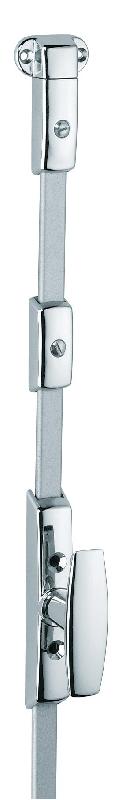 CRÉMONE 332 CHROMÉ BOUTON CHROMÉ SANS TRINGLE - VACHETTE - 009904