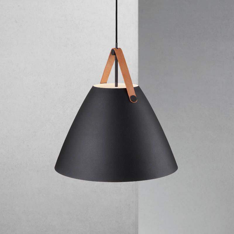 DFTP BY NORDLUX SUSPENSION STRAP ABAT-JOUR MÉTAL Ø 48 CM NOIRE