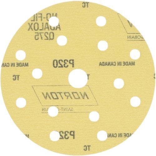 DISQUE AUTO-AGRIPPANT PRO FILM Ø150X18MM GRAIN 320 14+1 TROUS - NORTON
