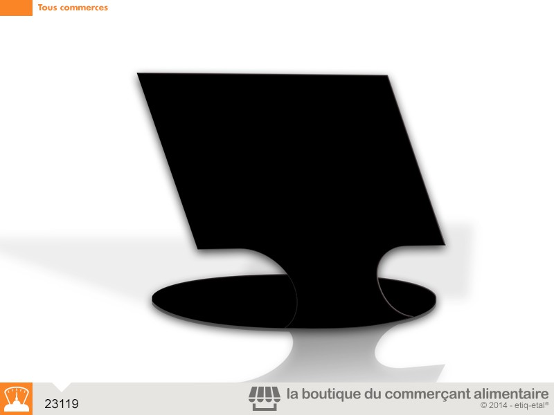 ETIQUETTES PRIX POLY-ETIQUETTE NOIRES