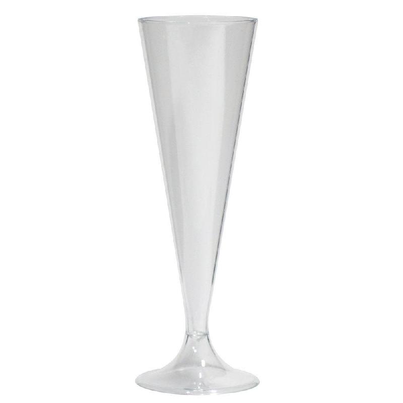 Flute cristal en plastique 10 cl - par 6_0