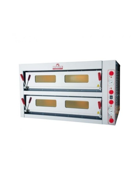 Four à pizzas ITALFORNI - 2x9 pizzas Ø33 cm - finition inox - modèle TK2C_0
