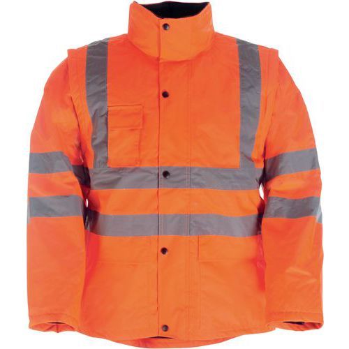 GILET IMPERMÉABLE HAUTE VISIBILITÉ ORANGE POLAIRE TAILLE S - SINGER SAFETY
